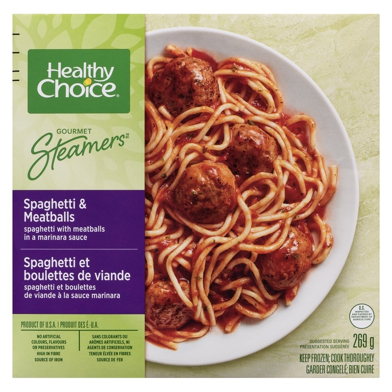 Gourmet Steamers Spaghetti & Meatballs