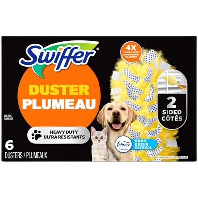 Swiffer Dusters Heavy Duty Pet Multi-Surface Duster Refills for Cleaning, with Odor Defense, 6 Count 6 ea, $2.17/1ea