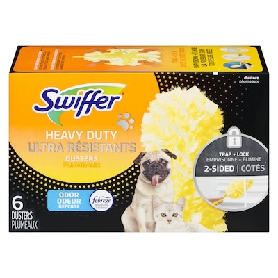 Swiffer Dusters Heavy Duty Pet Multi-Surface Duster Refills for Cleaning, with Odor Defense, 6 Count 6 ea, $2.67/1ea