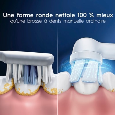 Brossettes de rechange Gencives et sensibilité iO, blanc, 4 unités