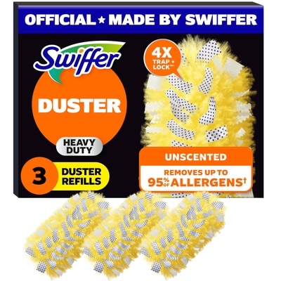 Swiffer Dusters Heavy Duty Multi-Surface Duster Refills for Cleaning, Unscented, 3 Count 3 ea, $3.00/1ea