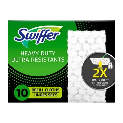 Swiffer Sweeper Heavy Duty Dry Multi-Surface Cloth Refills for Floor Sweeping and Cleaning, 10 count 10 ea, $0.95/1ea