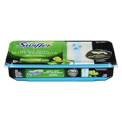 Sweeper Heavy Duty Wet Multi-Surface Cloth Refills for Floor Mopping and Cleaning, Original Scent, 10 count