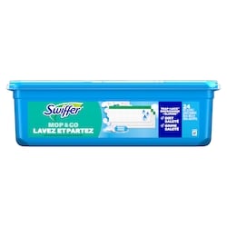 Swiffer Mop & Go, Wet Pads Refill, Floor Cleaner, Cleaning Cloths, Fresh, 24ct 24 ea, $0.67/1ea