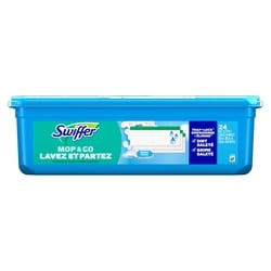 Swiffer Lavez et partez, recharge de coussins humides, nettoyant pour planchers, linges nettoyants, Frais, 24 unités. 24 ea, 0,67 $/1ch