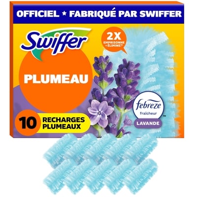 Swiffer Recharges de plumeaux, alter pour plumeau traditionnel, Lavande, 10 unités 10 ea, 1,60 $/1ch