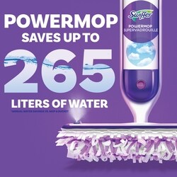 Swiffer PowerMop Floor Cleaning Solution with Unstopables Fresh