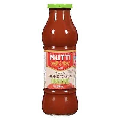 Mutti Strained Tomatoes Passata Organic 540 ml, $1.29/100ml