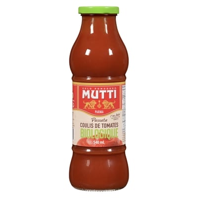 Mutti Coulis de tomates passata biologique 540 ml, 1,29 $/100ml