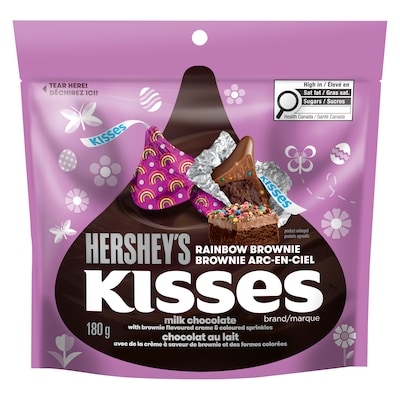 Hershey's Milk Chocolate With Brownie Flavoured Creme & Coloured Sprinkles Rainbow Brownie 180 g, $3.61/100g