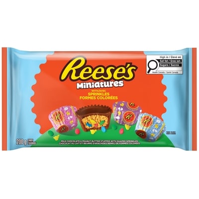 Reese's Miniatures With Sprinkles 200 g, $3.25/100g