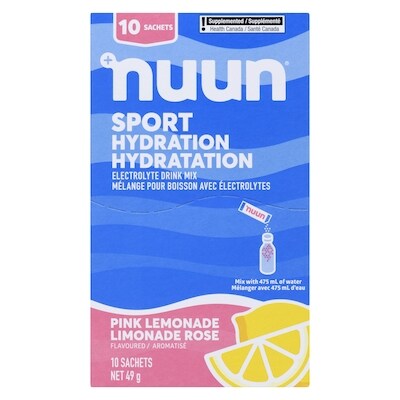 Hydratation sport limonade rose aromatisé