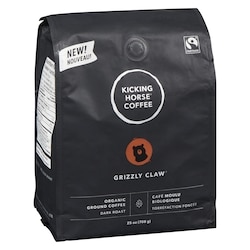 Kicking Horse Organic Ground Coffee Grizzly Claw Dark Roast - 708