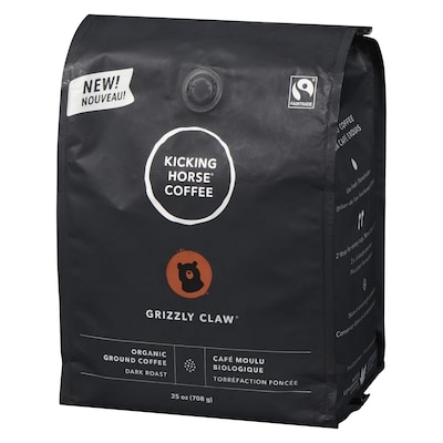 Organic Ground Coffee Grizzly Claw Dark Roast