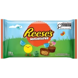 Reese’s Miniatures pastel 230 g, 2,83 $/100g