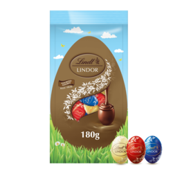 LINDOR Easter Assorted Chocolate Mini Eggs Pouch