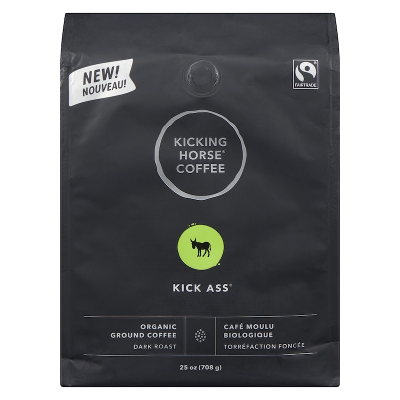 Organic Ground Coffee Kick Ass Dark Roast