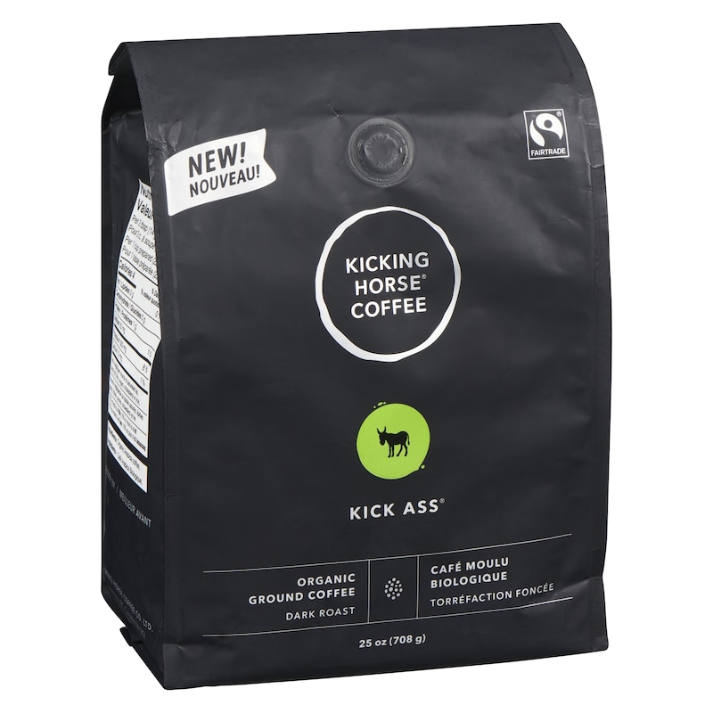 Organic Ground Coffee Kick Ass Dark Roast