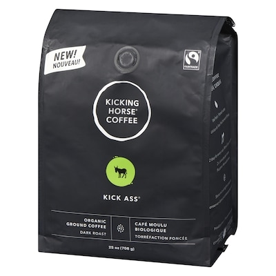 Organic Ground Coffee Kick Ass Dark Roast