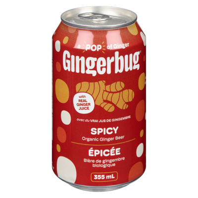 Original Wild Fermented Ginger Beer Spicy 355 ml, $1.26/100ml
