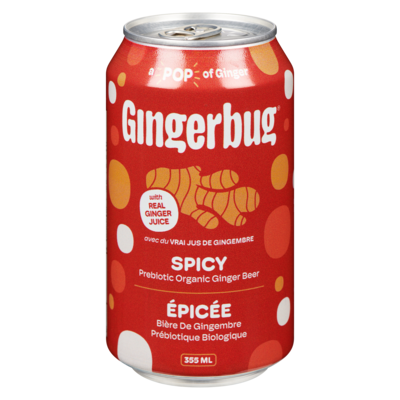 Original Bière de gingembre sauvage fermentée épicé 355 ml, 1,26 $/100ml