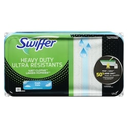 Sweeper Heavy Duty Multi-Surface Wet Cloth Refills for Floor Mopping and Cleaning, Fresh Scent, 20 count