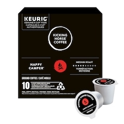 Happy Camper, Medium Roast, K-Cup Coffee Pods, 10 Count