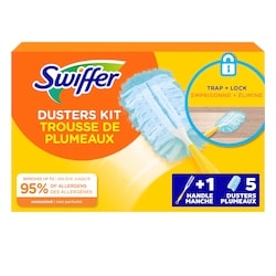 Dusters Starter Kit for Cleaning, Kit Includes 1 Handle and 5 Dusters