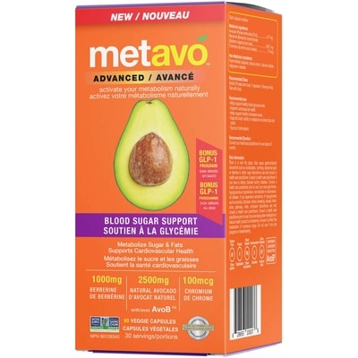 Metavo Metavo avance soutien a la glycemie 90 ea, 0,47 $/1ch