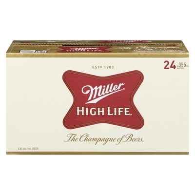 Miller Beer (ID required at pick-up) 24x355.0 ml, $0.39/100ml
