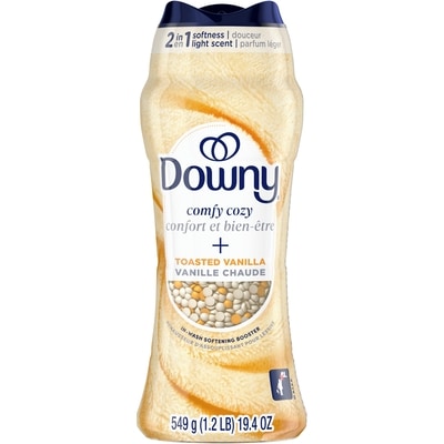 Downy Perles de rehausseur de parfum pour lessive Confort et bien-être, parfum Vanille chaude, Douceur et fraîcheur 549 g, 2,73 $/100g