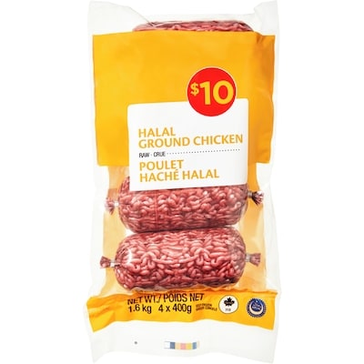 null Halal Ground Chicken 400 g, $2.50/100g
