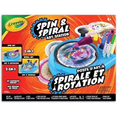 Crayola Poste d'art en spirale et à rotation 1 ea, 26,00 $/1ch