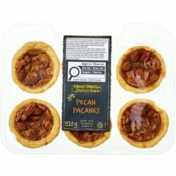 Délices du Marché Tartelettes au beurre aux pacanes 510 g, 0,98 $/100g