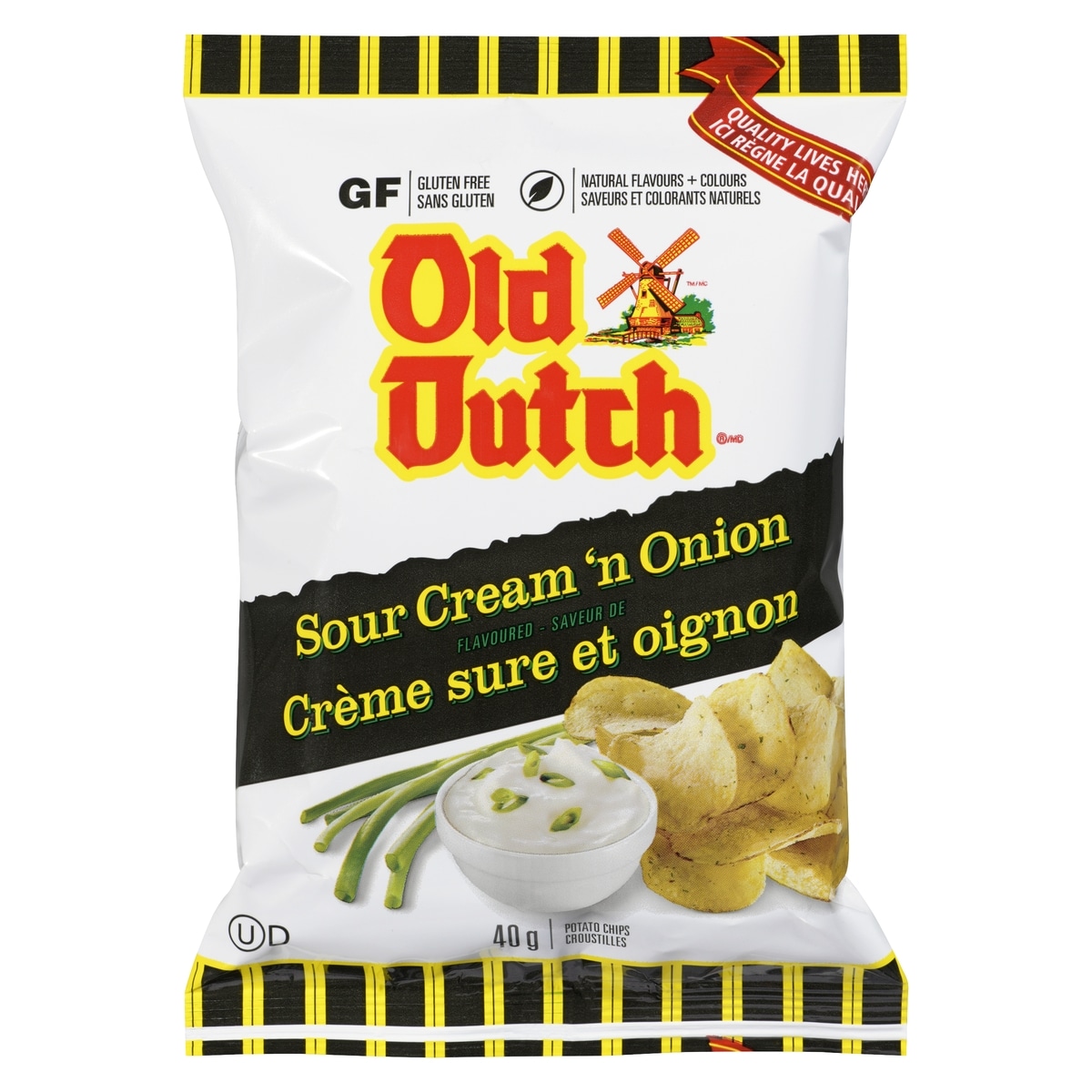 Old Dutch Potato Chips Sour Cream 'n Onion