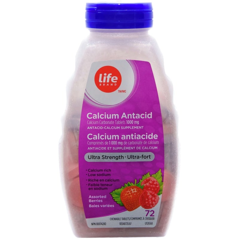 Lb Us Calcium Antacid Berry 72ct