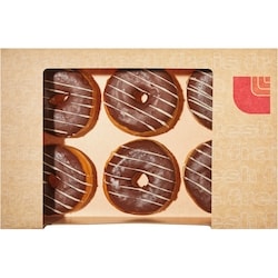 null Chocolate Donuts with Vanilla Drizzle 6-Pack 459 g, $1.74/100g
