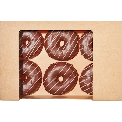 null Beignets au chocolat avec bruine à la vanille paquet de 6 540 g, 1,48 $/100g