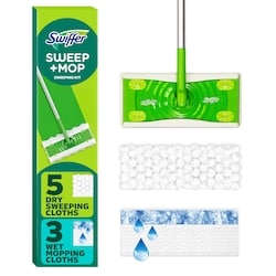 Sweeper Pet Sweep + Mop Broom & Mop Alter, Dry & Wet Floor Cleaner, Fresh Scent, Cleaning Set