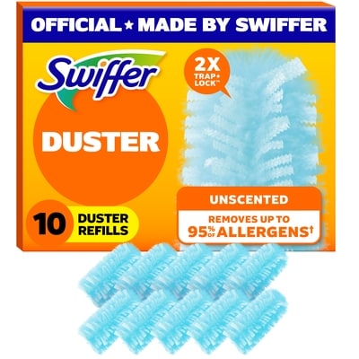 Swiffer Dusters Multi-Surface Duster Refills for Cleaning, Unscented, 10 count 10 ea, $1.25/1ea