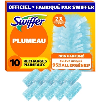 Swiffer Recharges de plumeaux, alter pour plumeau traditionnel, sans parfum, 10 unités 10 ea, 1,60 $/1ch