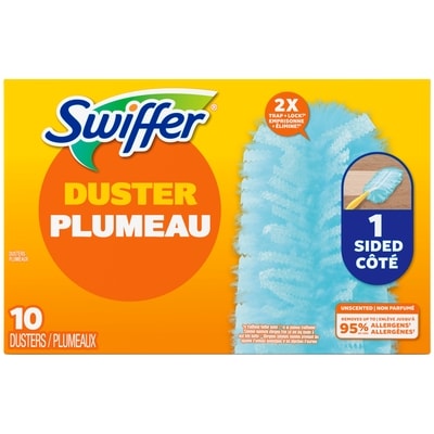 Swiffer Recharges de plumeaux, alter pour plumeau traditionnel, sans parfum, 10 unités 10 ea, 1,10 $/1ch