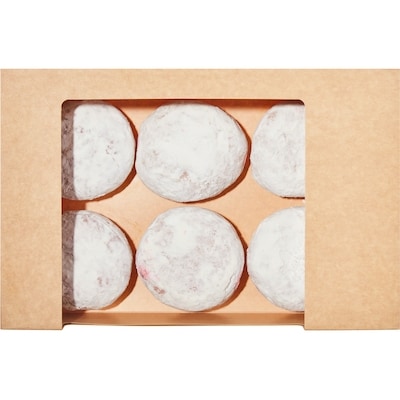 null Beignets fourrés à la framboise paquet de 6 630 g, 1,27 $/100g