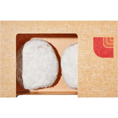 null Beignets fourrés à la framboise paquet de 2 179 g, 1,68 $/100g