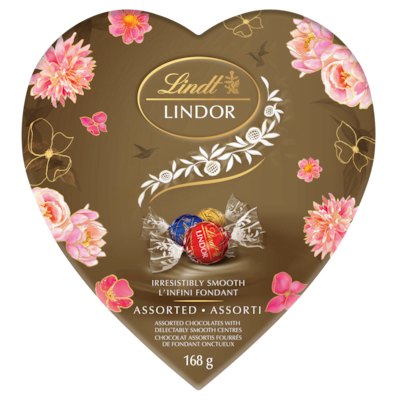 Lindt LINDOR Romance Heart Assorted Chocolate Gift Box 168 g, $10.71/100g
