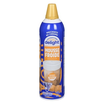 International Delight Rehausseur de café macchiato au caramel mousse froide 396 g, 1,77 $/100g