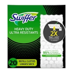 Swiffer Sweeper Heavy Duty Dry Multi-Surface Cloth Refills for Floor Sweeping and Cleaning, 20 count 20 ea, $0.55/1ea