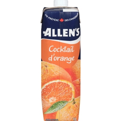 Allen’s Cocktail d'orange 1 l, 0,30 $/100ml