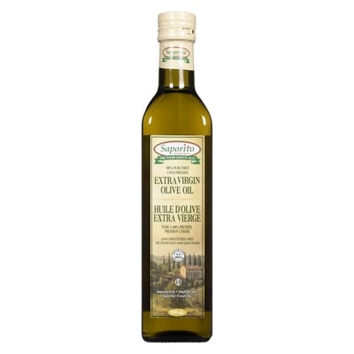 Saporito Huile d'olive extra vierge 500 ml, 1,60 $/100ml
