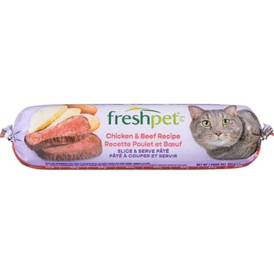 Freshpet Cat Food Chicken & Beef Recipe 454 g, $1.98/100g